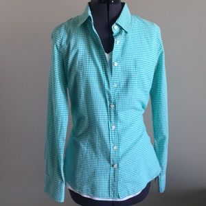 J Crew the perfect shirt gingham check